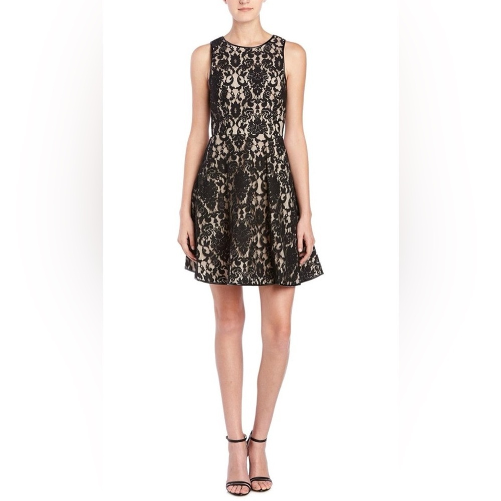 4.Collective Women's Malta Lace Sleeveless Flirty Dress
